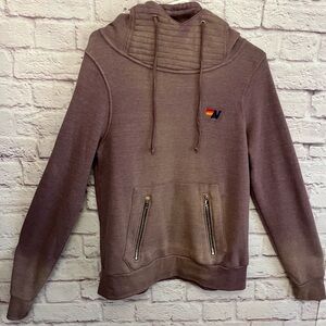 Aviator Nation Unisex Ninja Hoodie – Faded Mocha